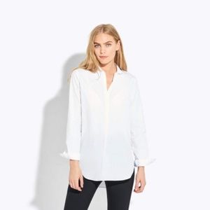 AYR The Easy Shirt in Poplin - White Size Medium